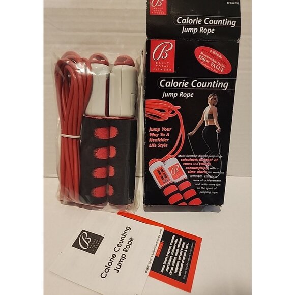new BALLY Calorie Counting Workout Alarm Digital Jump Rope Health Fitness gym - Picture 3 of 3
